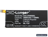 LG H650 Replacement Battery, 3.8V, 2000mAh, Li-Polymer 3