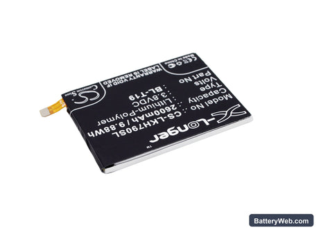 Google Nexus 5X Replacement Battery, 3.8V, 2600mAh, Li-Polymer 2