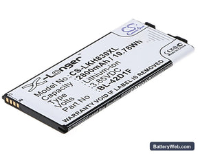 LG G5 Replacement Battery, 3.85V, 2800mAh, Li-ion 1