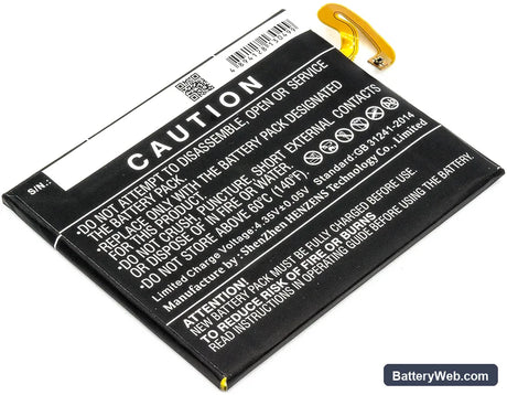 LG G6 Replacement Battery, 3.8V, 3300mAh, Li-Polymer 4