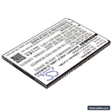 LG K10 2017 Replacement Battery, 3.85V, 2200mAh, Li-ion 2