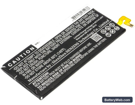 LG Q6 Replacement Battery, 3.85V, 3000mAh, Li-Polymer 3