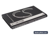 LG KG120 Replacement Battery, 3.7V, 850mAh, Li-ion 3