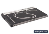 LG P350 Replacement Battery, 3.7V, 1250mAh, Li-ion 4