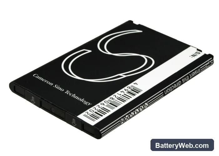 Cricket Optimus Regard Replacement Battery, 3.7V, 1200mAh, Li-ion 2