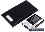 LG Optimus P705 Replacement Battery, 3.7V, 2900mAh, Li-ion 4