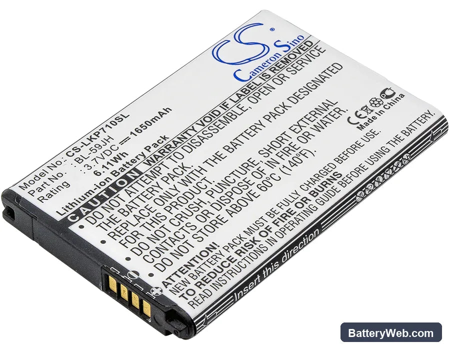 Verizon ENACT Replacement Battery, 3.7V, 1650mAh, Li-ion 1