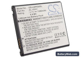 Verizon VS920 Replacement Battery, 3.7V, 1300mAh, Li-ion 5