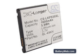 LG Optimus LTE Replacement Battery, 3.7V, 1600mAh, Li-ion 5