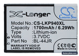 LG P940 Replacement Battery, 3.7V, 1700mAh, Li-ion 5