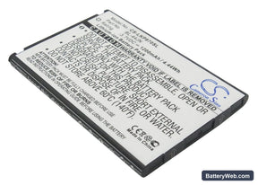 LG P970 Replacement Battery, 3.7V, 1200mAh, Li-ion 1