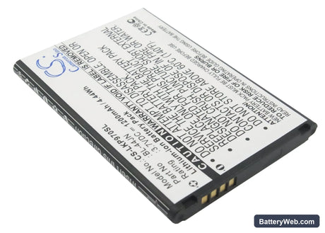LG P970 Replacement Battery, 3.7V, 1200mAh, Li-ion 2