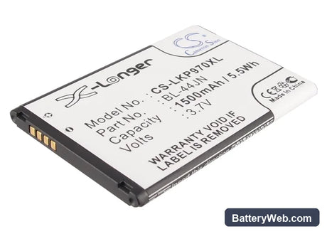 Alltel AS855 Replacement Battery, 3.7V, 1500mAh, Li-ion 1
