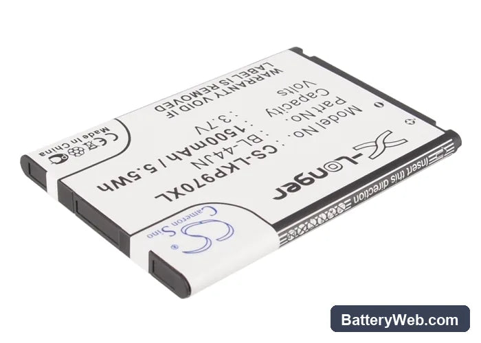 Alltel AS855 Replacement Battery, 3.7V, 1500mAh, Li-ion 2