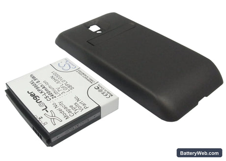 LG P990 Replacement Battery, 3.7V, 2400mAh, Li-ion 2