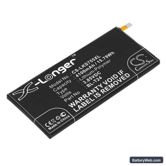 LG K220 Replacement Battery, 3.85V, 4100mAh, Li-Polymer 1
