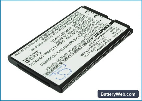 LG KU380 Replacement Battery, 3.7V, 650mAh, Li-ion 3