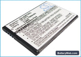 LG KW730 Replacement Battery, 3.7V, 1500mAh, Li-ion 1