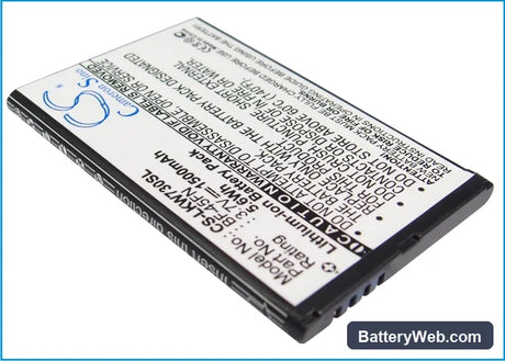 LG KW730 Replacement Battery, 3.7V, 1500mAh, Li-ion 2