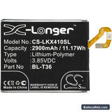 LG X410 Replacement Battery, 3.85V, 2900mAh, Li-Polymer 3