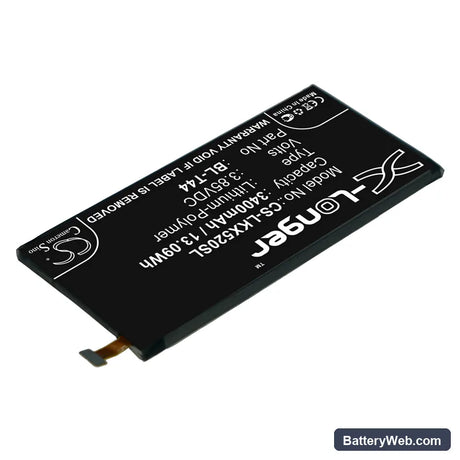 LG Stylo 5 Replacement Battery, 3.85V, 3400mAh, Li-Polymer 2