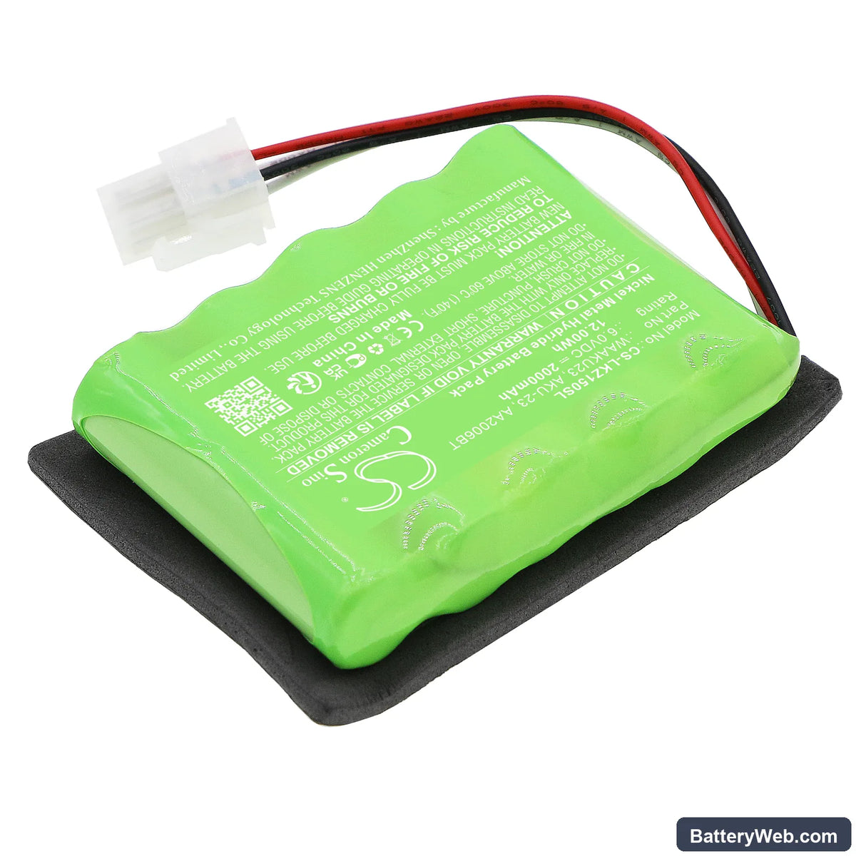 Sonel LKZ-1500 Cable Detector Replacement Battery, 6V, 2000mAh, Ni-MH 2
