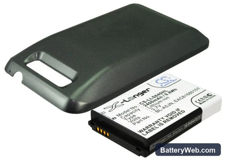 Sprint LS840 Replacement Battery, 3.7V, 2400mAh, Li-ion 2