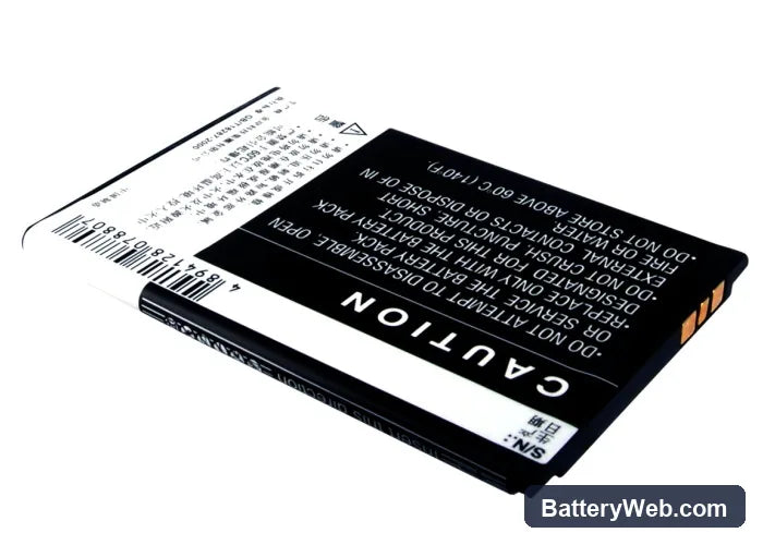 Lenovo MA308 Replacement Battery, 3.7V, 1000mAh, Li-ion 4