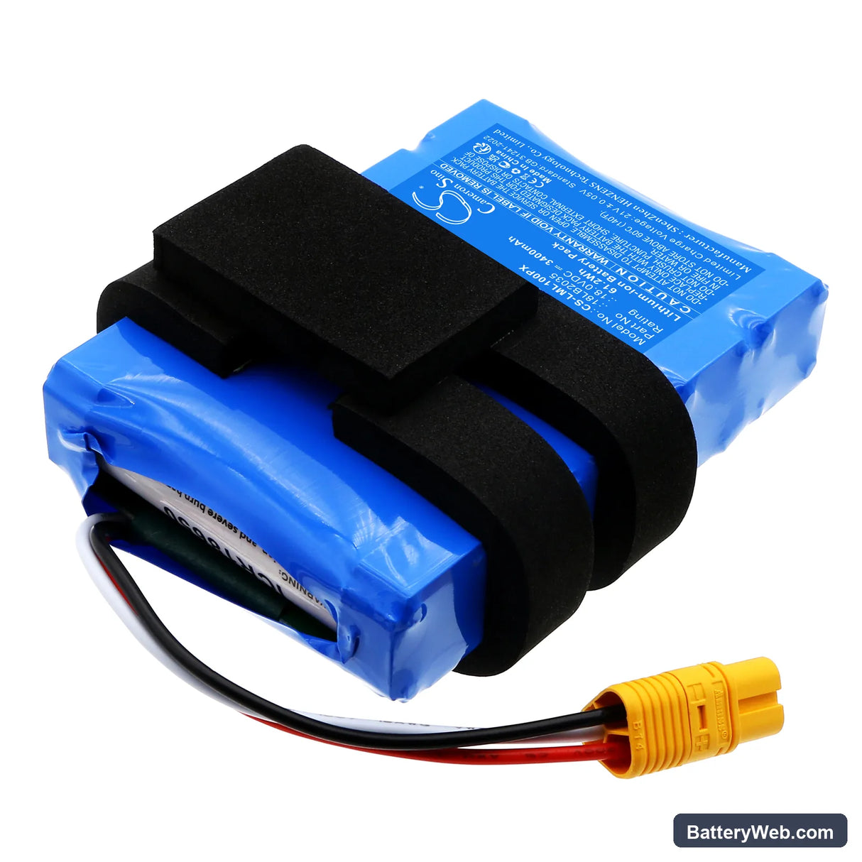 LawnMaster L10 Replacement Battery, 18V, 3400mAh, Li-ion 2