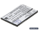 LG MS330 Replacement Battery, 3.8V, 1450mAh, Li-ion 2