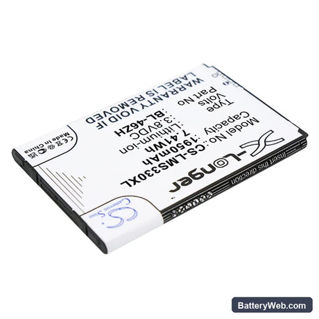 AT&T GoPhone 4G LTE Replacement Battery, 3.8V, 1950mAh, Li-ion 2