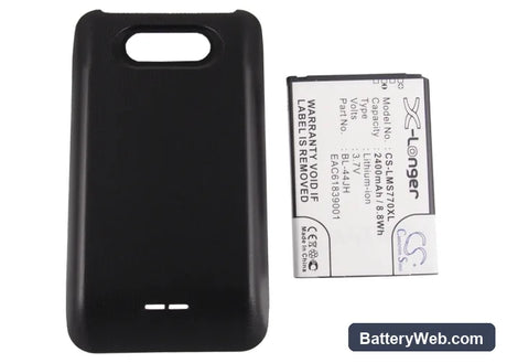 BoostMobile VENI Replacement Battery, 3.7V, 2400mAh, Li-ion 5
