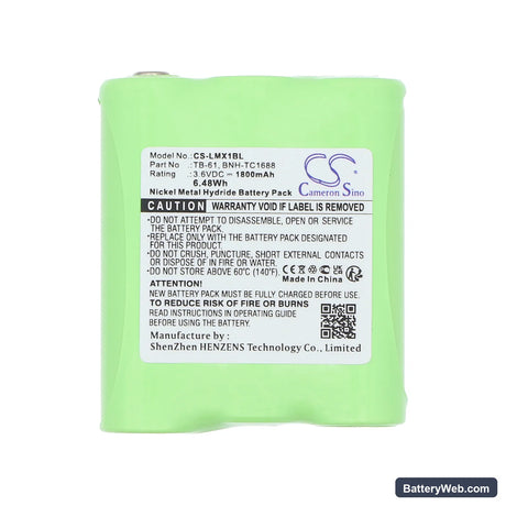 PSC 2M Replacement Battery, 3.6V, 1800mAh, Ni-MH 5