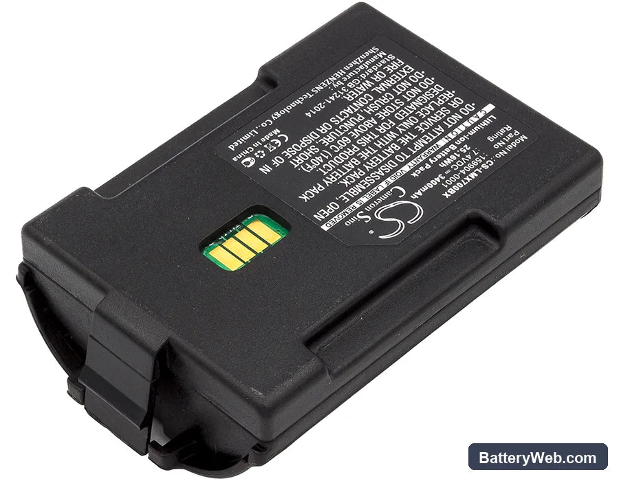 LXE MX7 Replacement Battery, 7.4V, 3400mAh, Li-ion 2