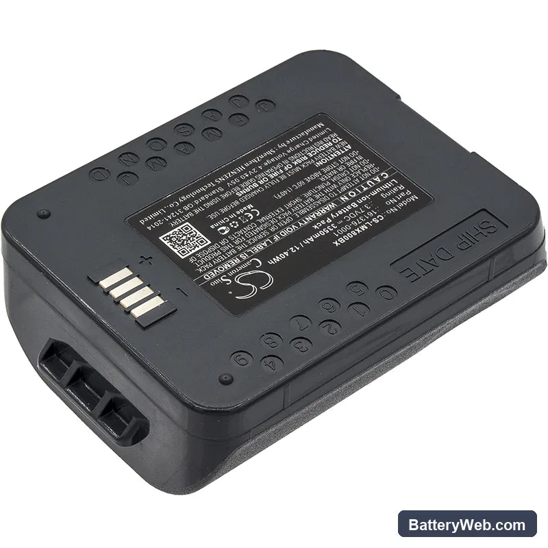 LXE MX8 Replacement Battery, 3.7V, 3350mAh, Li-ion 2