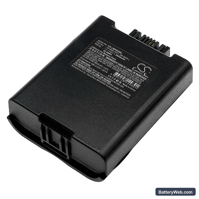 LXE MX9 Replacement Battery, 11.1V, 2600mAh, Li-ion 1