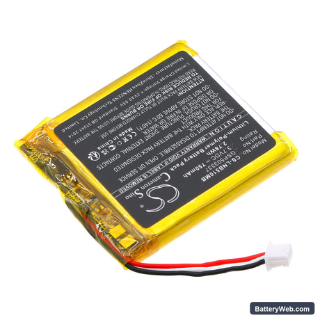 TakTark BM603 Replacement Battery, 3.7V, 750mAh, Li-Polymer 2