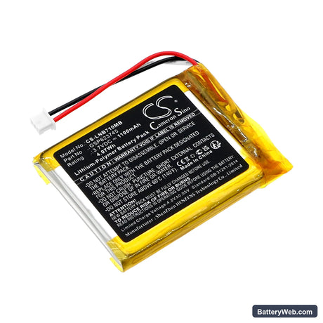 Lionelo Babyline 7.1 Replacement Battery, 3.7V, 1100mAh, Li-Polymer 1