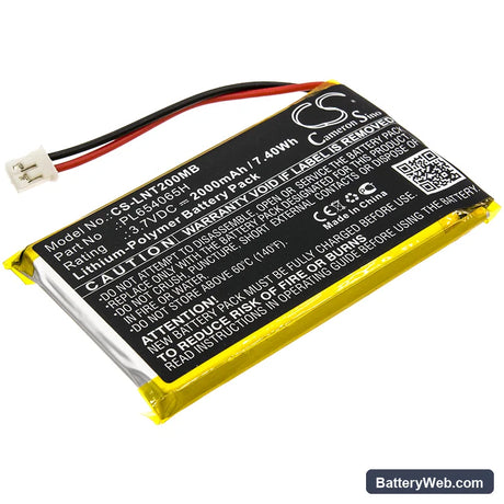 Luvion Prestige Touch 2 Replacement Battery, 3.7V, 2000mAh, Li-Polymer 1