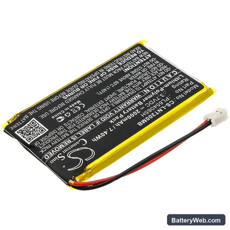 Luvion Prestige Touch 2 Replacement Battery, 3.7V, 2000mAh, Li-Polymer 2