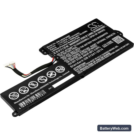 Lenovo Chromebook N21 Replacement Battery, 11.1V, 3200mAh, Li-Polymer 1