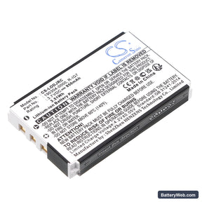 Logitech Wireless DJ Music System Replacement Battery, 3.7V, 950mAh, Li-ion 1
