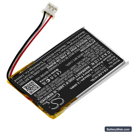 Logitech Far East Replacement Battery, 3.7V, 700mAh, Li-Polymer 2