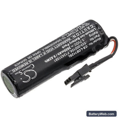 Logitech UE Ultimate Replacement Battery, 3.7V, 2600mAh, Li-ion 2
