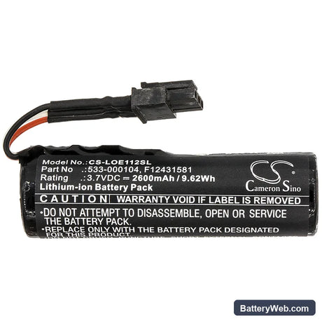 Logitech UE Ultimate Replacement Battery, 3.7V, 2600mAh, Li-ion 3