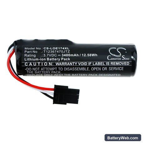 Logitech Ultimate Ears Blast Replacement Battery, 3.7V, 3400mAh, Li-ion 3
