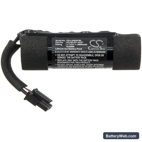 Logitech UE Boom 2 Replacement Battery, 3.7V, 2600mAh, Li-ion 3