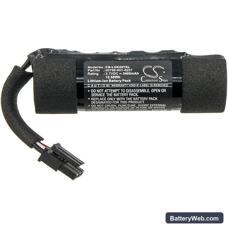 Logitech UE Boom 2 Replacement Battery, 3.7V, 3400mAh, Li-ion 3
