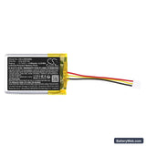 Logitech 880-000248 Replacement Battery, 3.7V, 1100mAh, Li-Polymer 3