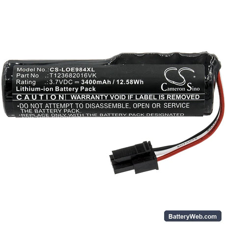 Logitech 984-001405 Replacement Battery, 3.7V, 3400mAh, Li-ion 3